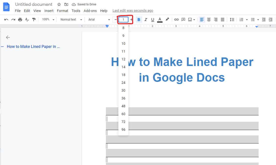 how-to-make-lined-paper-in-google-docs-easy-method